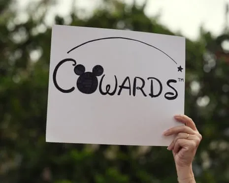 Scores Protest Outside Disney Corporate Offices Over ‘Anti-Free Speech’ Kimmel Suspension